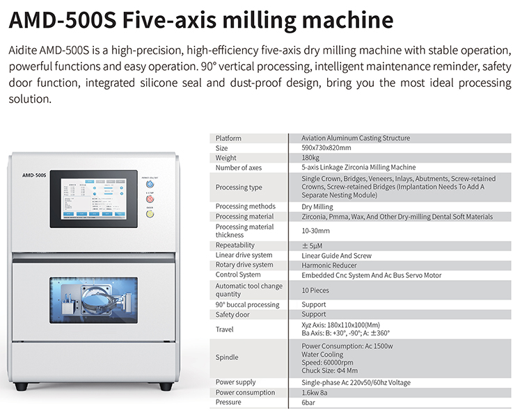 AMD-500S Milling Machine